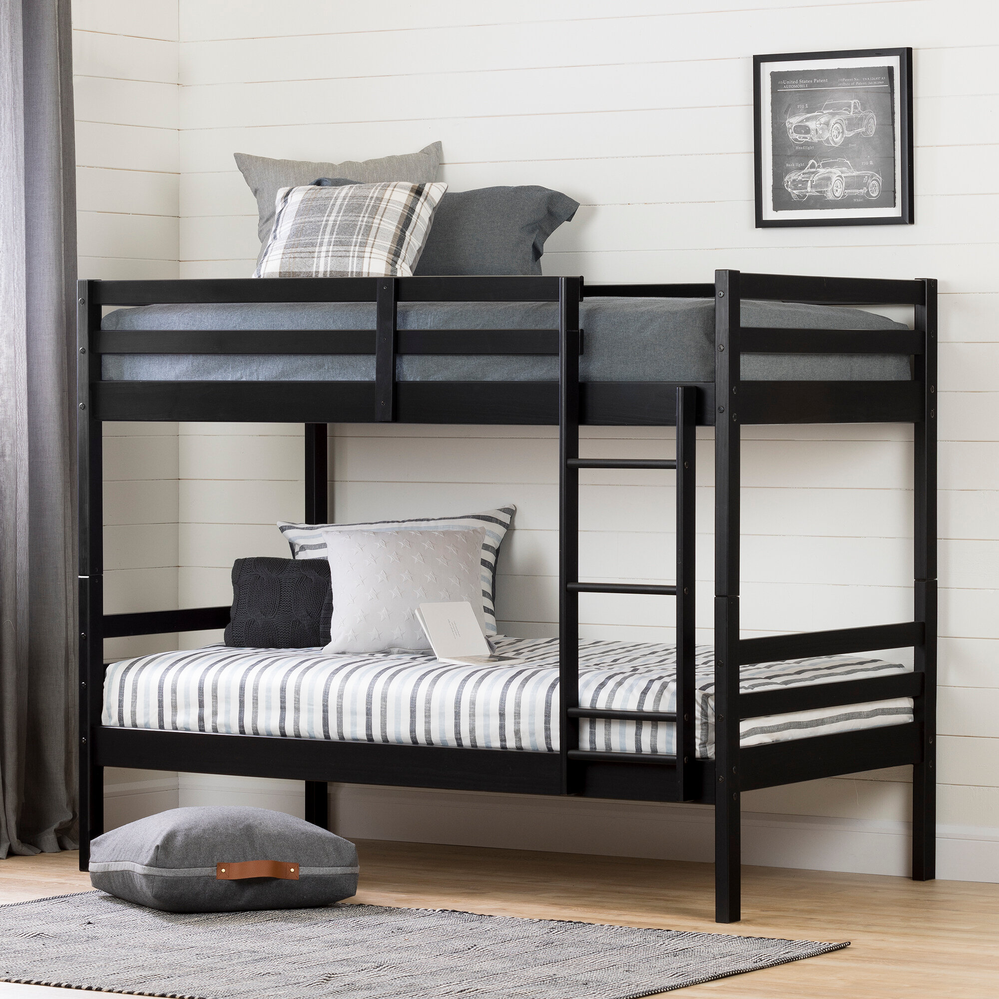 South Shore Induzy Twin Bunk Bed & Reviews | Wayfair