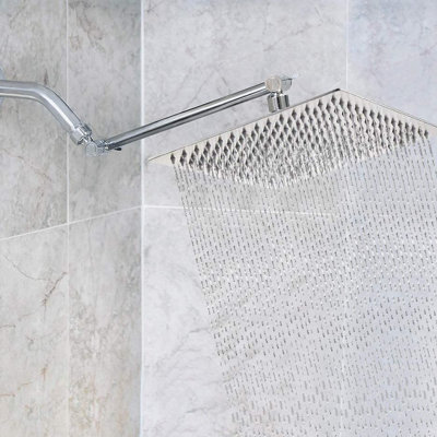 Pomme de douche carrée 10 po