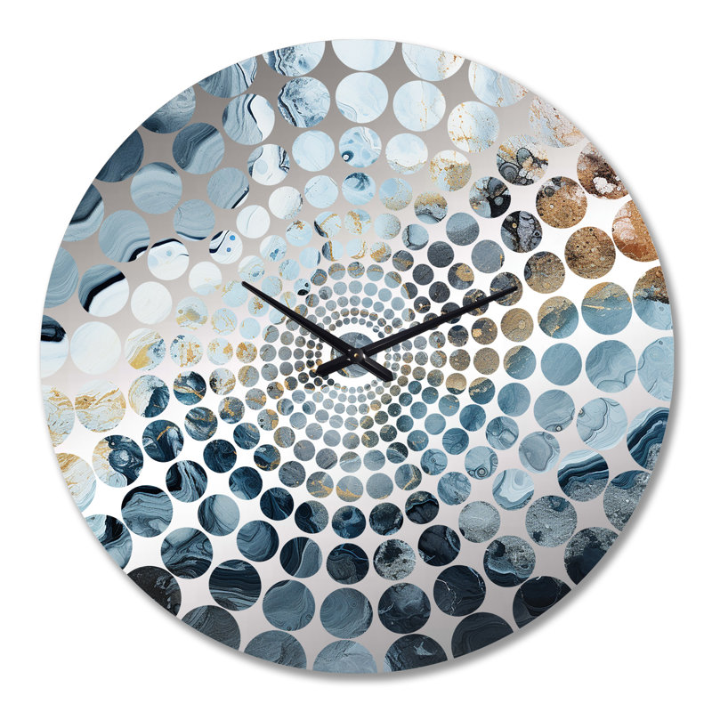Ruthan - Horloge murale formes abstraites, Grand