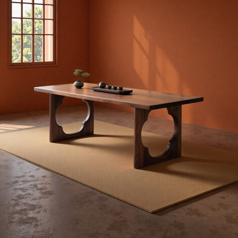 Table de salle à manger au design unique, H 29,52 po x L 78,74 po x l 31,49 po