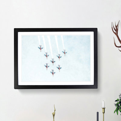 Plane Aerobatics - Framed Print