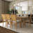 9-Piece Extendable Wood Top Dining Table Set-1936572856