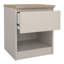 Takasha 49.5cm W Manufactured Wood Bedside Table