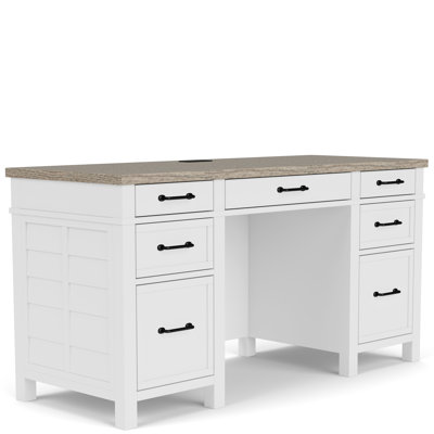 Bureau de direction Gabby avec prises intégrées