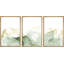 Collage de fumée aquarelle foncé et vert clair 3 pièces Smoke Effect-91260114-91260117