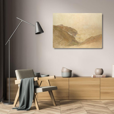 "View of Clovelly, Devon" by  Samuel Palmer - Gallery Wrap Canvas Wall Art