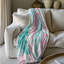Soft Pastel Trees - 1 Piece Premium Sherpa Blanket-100914948