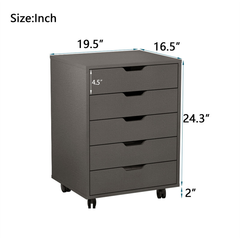 Armoire de rangement H 26,5 po x l 16,5 po x P 19,49 po