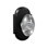 Bravura 928-G1 Passage Glass Egg Knob on Beveled Rectangular Rose in Satin Nickel