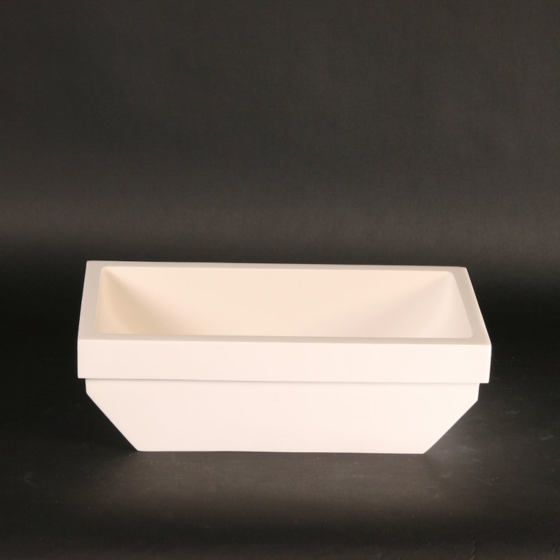 Vetro Freddo 17.4'' L Bathroom Sink, White