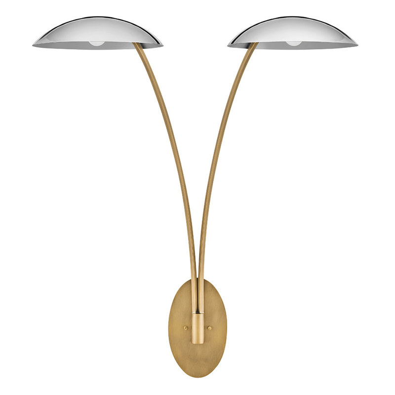 Glenn 2 - Light Armed Sconce, Silver