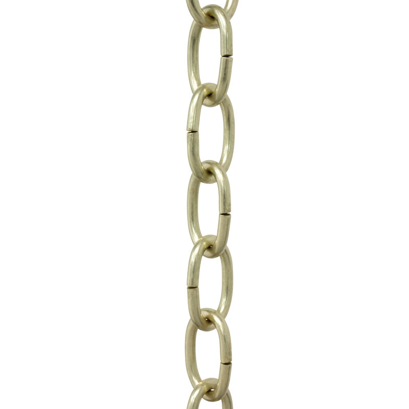 Lustre décoratif à maillons standard, Laiton satiné, 3 pi