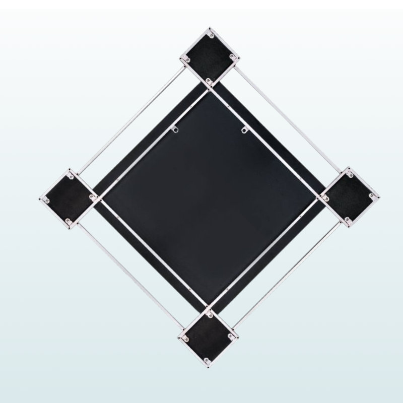 Chrome & Mirrored Asbury Accent Mirror