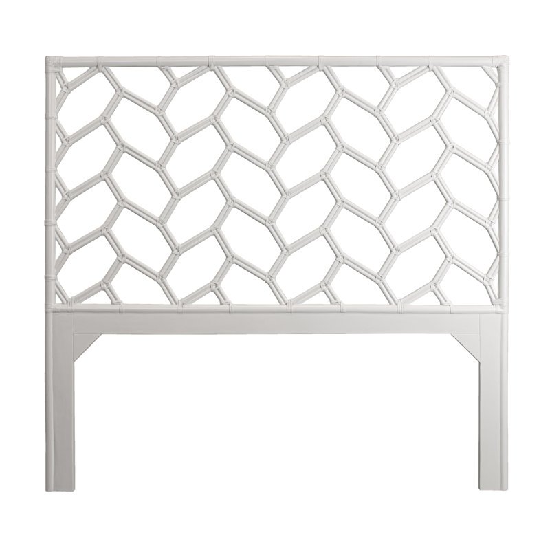 Silas King Platform Bed, Light Blue, White, Queen