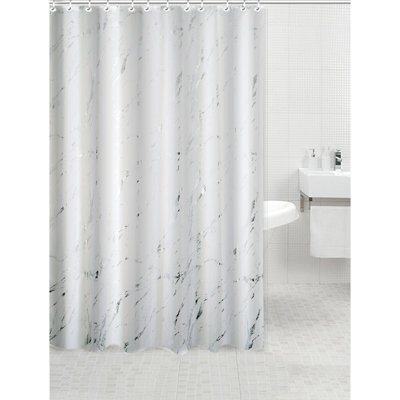 Cundick Abstract Shower Curtain with Hooks Included