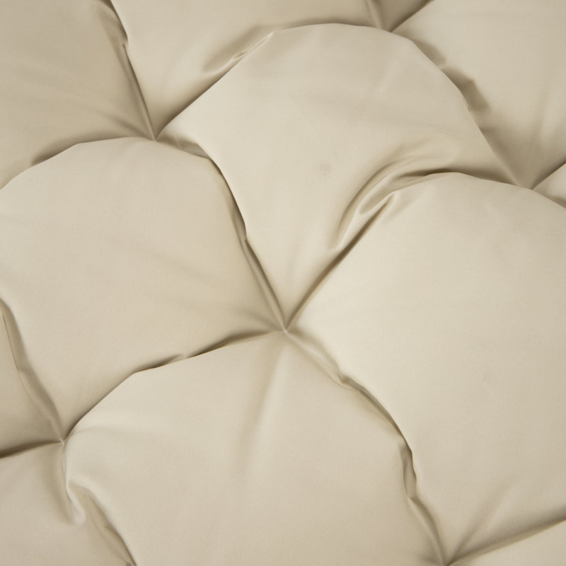 Coussin de balançoire suspendu avec repose-tête pour 2 personnes Modern, Beige