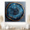 «Grachan Blue Forest Of Wood Slide Collage II», art mural forêt