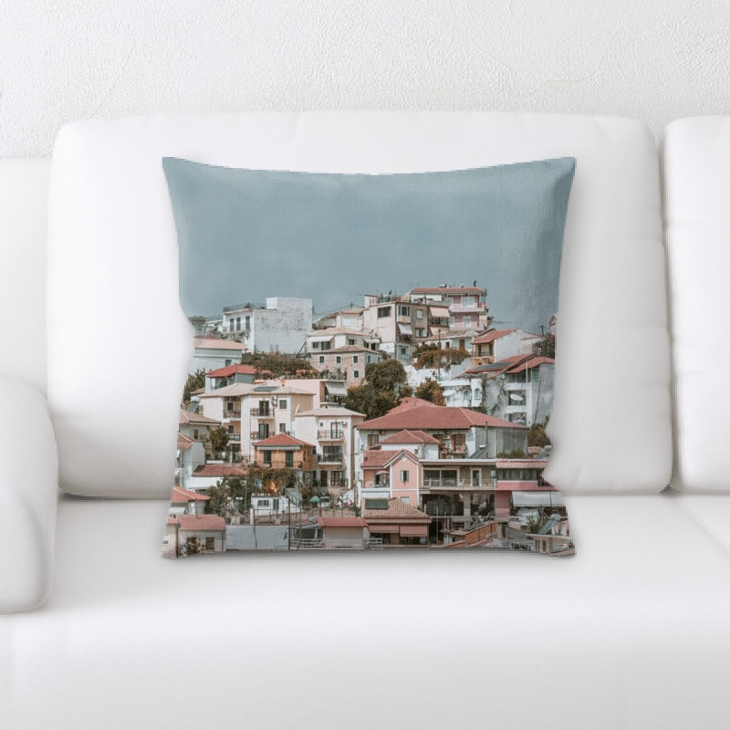 Microsuede Reversible Throw Pillow