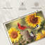 Tournesols Brampt et oiseaux chanteurs-107677121