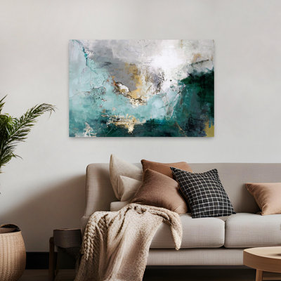 Arctic Green Variation Abstract Contemporary Art
