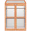 Armoire de serre, armoire en bois, naturel