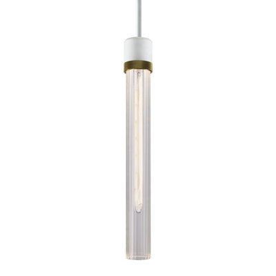 Luminaire suspendu cylindrique à 1 lumière Farella