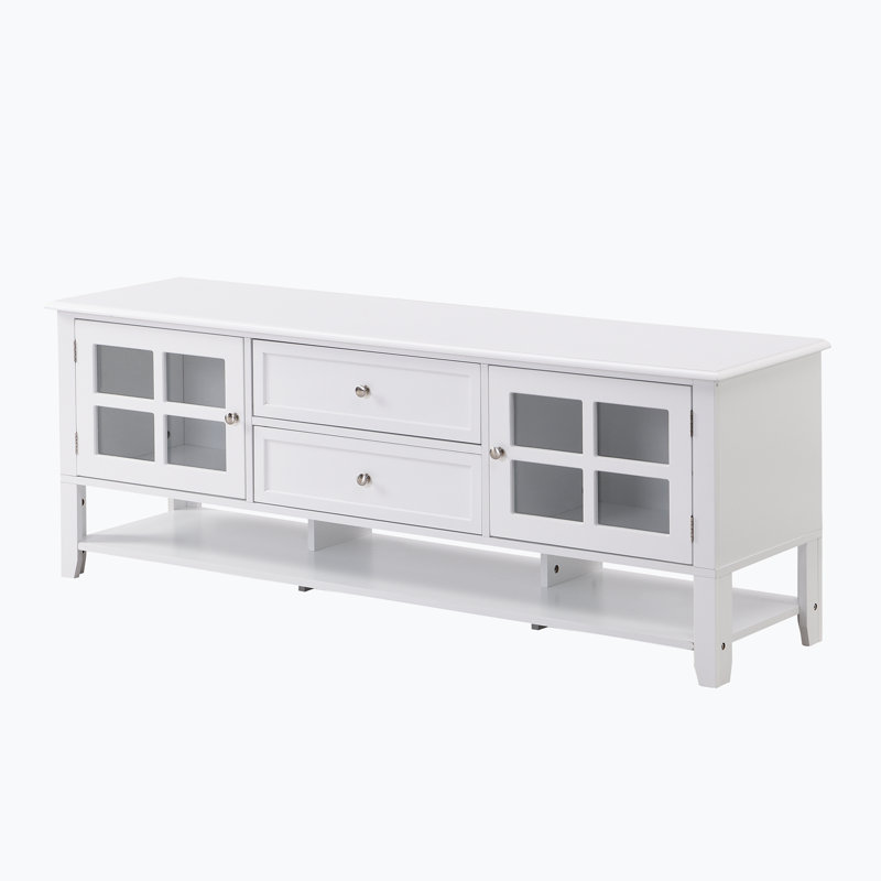 Chloa 2 - Door Accent Cabinet, White