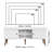 Koeplin TV Stand Mid-Century Console with 2 Doors and 2 Shelves and Metal Knobs for 55, 65 Inch Media Storage Media Console Entertainment Center Wooden Television Cabinet-447804592