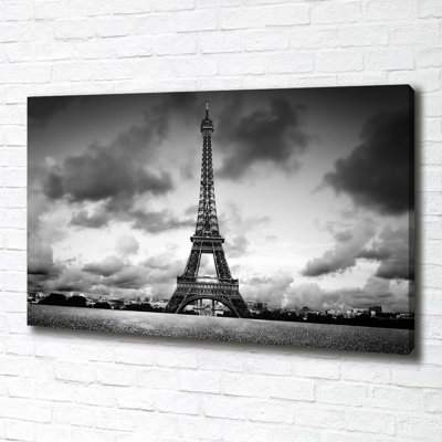 Eiffel Tower Paris - Wrapped Canvas Print