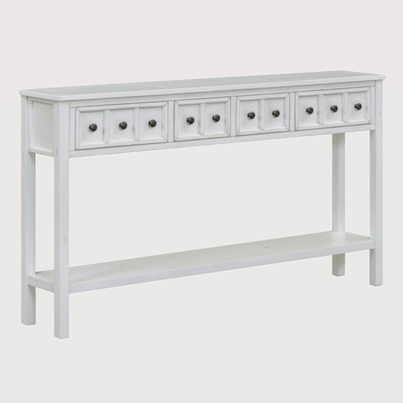 Console Rustic, Blanc antique