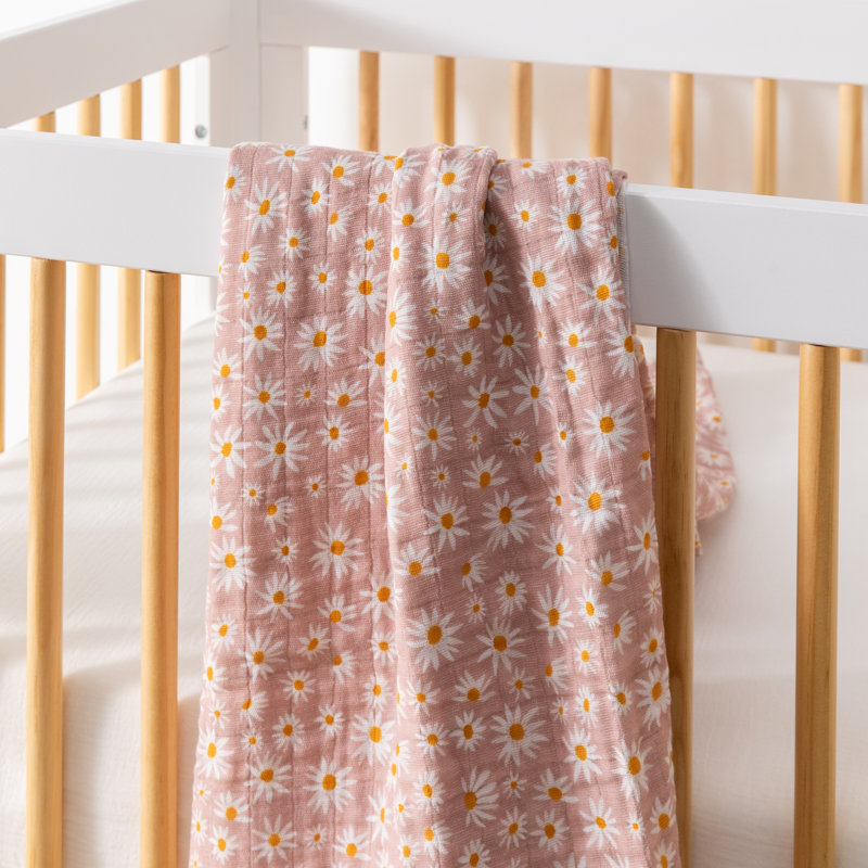 Daisy Organic Muslin Swaddle