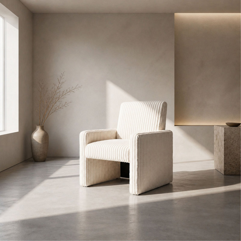 Fauteuil d'appoint Margate G00718-C, Ourson blanc