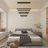 Coralyne 3-layers Unique Dimming LED Chandelier