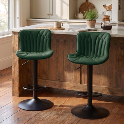 Denan Swivel Adjustable Height Bar Stool