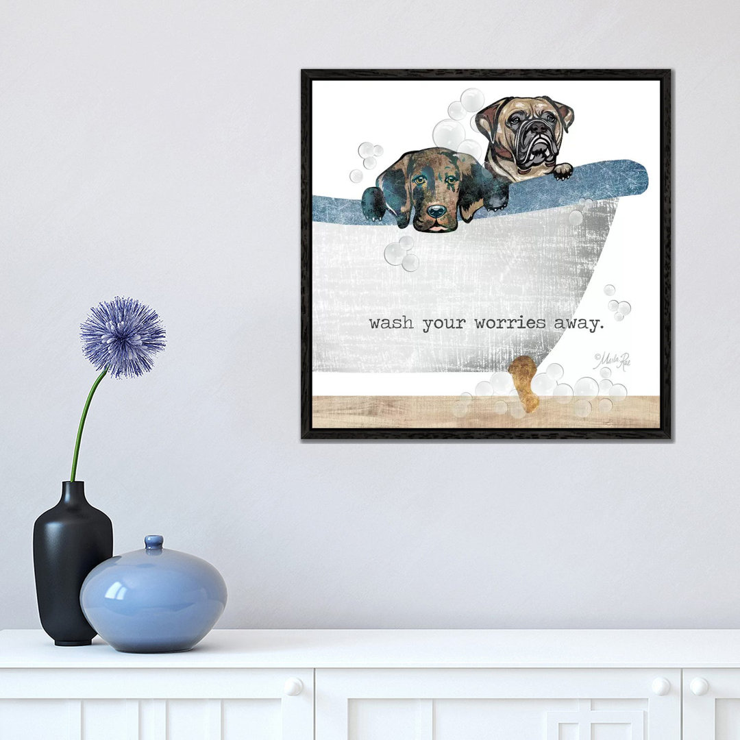 Wash Your Worries Away by Marla Rae - Print on Canvas