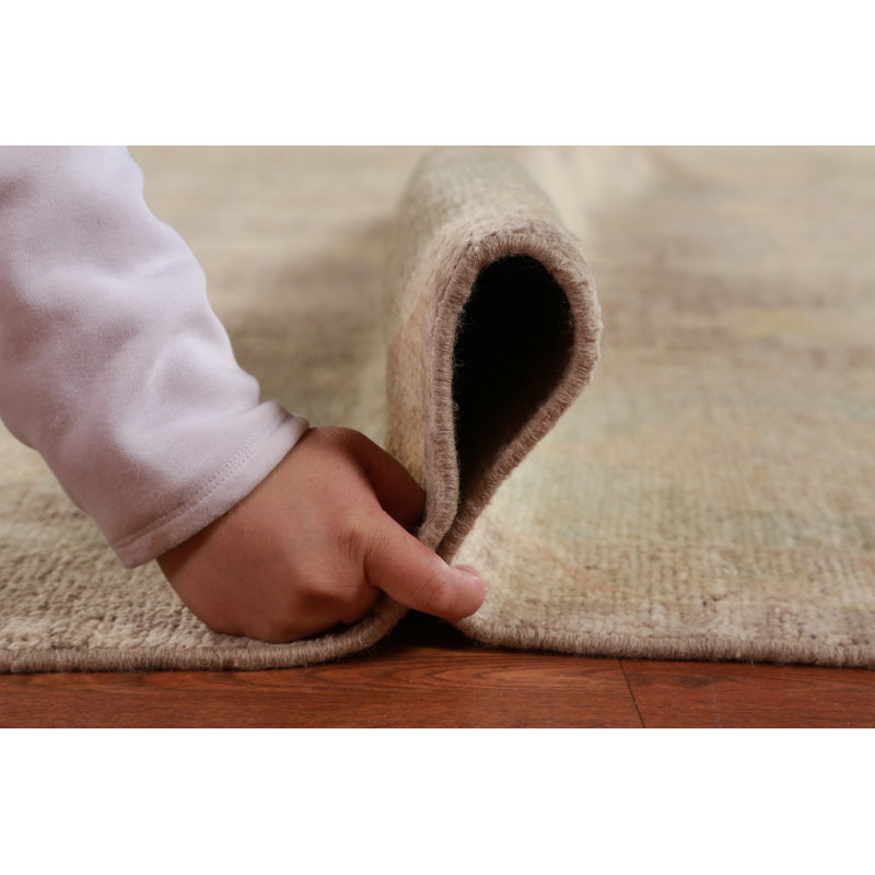 Tapis oriental brun Oushak 10x13