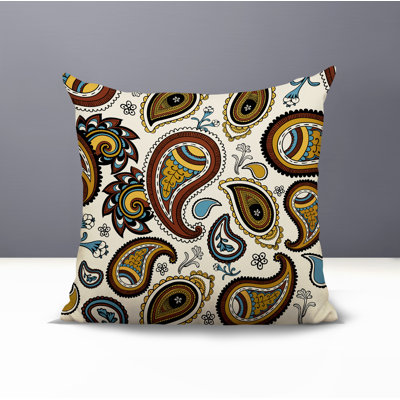 Hema Paisley Reversible Indoor/Outdoor Pillow