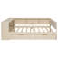Lit plateforme en bois avec tablettes de rangement-350148705-350148707