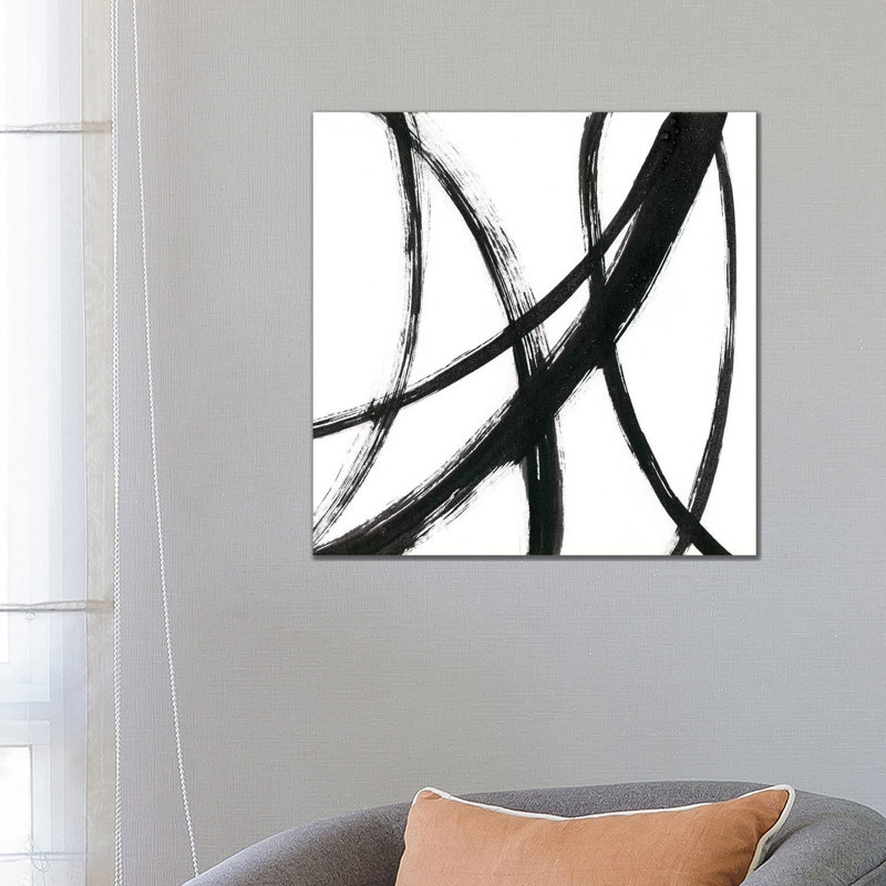 Linear Expression II by J. Holland - Wrapped Canvas Panoramic Painting, 66.04 cm H x 66.04 cm W x 3.175 cm D