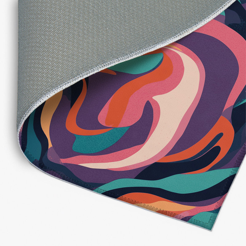 Tapis d'intérieur et d'extérieur Neon Reverb, Rectangulaire 8 pi x 10 pi