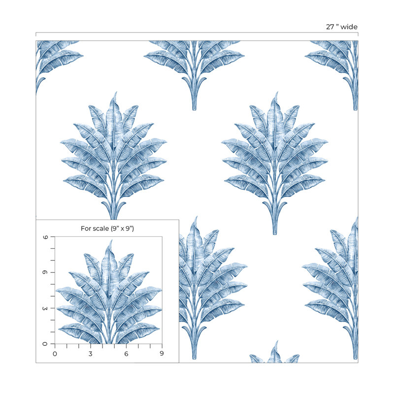 Rouleau de fleurs Ajwaa, Bleu marine