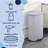 Steel Step On Kitchen Trash Can - 8 Gallons-92904044