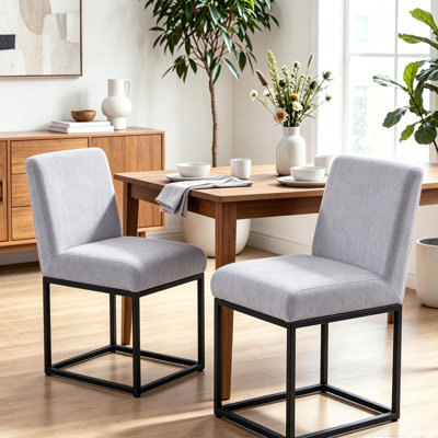 51.5 cm H Chenille Side Chair