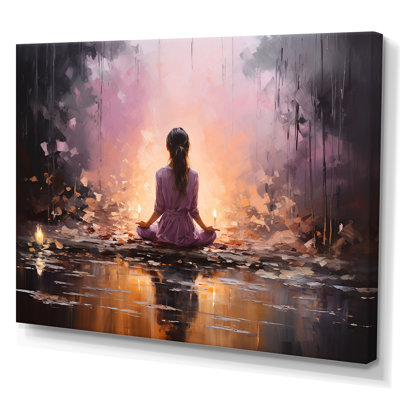" Pink Yoga Mediation I "