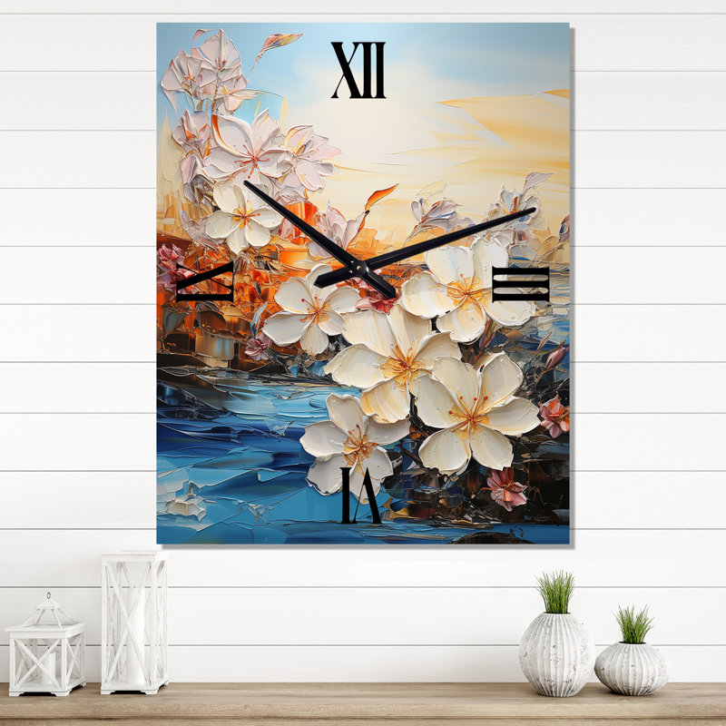 Holmstrom - Fleur très horloges murales, Petit