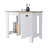 Lander Kitchen Island With Single Door And Lower Open Shelf
