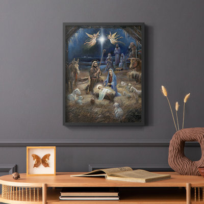 Silent Night Framed Print - Solid Wood