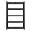 Étagère en métal de 72 po h 5, capacité de 2 000 lb, réglable pour les ustensiles de cuisine dans la cuisine - étagère de rangement à fil ouvert avec