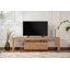 Élégant meuble télé en pin atlantique de 70,9 po x 19,7 po x 12,3 po | 100% panneau de particules enduit de mélamine, épaisseur: 0,7 pouce | Conception moderne et rustique, parfaite pour le salon et les espaces de divertissement, durable et élégante-105519782