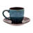 Oaties Stoneware Teacup and Saucer